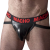 MACHO - MX25RC JOCK COURO VERMELHO L