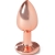 METAL BUTT PLUG ORO ROSA TALLA S 7 CM nº8