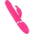 NASTY DILDO VIBRADOR RABBIT FUCSIA nº2