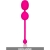 Deux balles de kegel rechargeables - rose