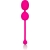 Deux balles de kegel rechargeables - rose