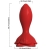 ROSA VIBRADOR & PLUG ANAL PEQUEÑO CONTROL REMOTO ROJO nº