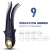 SHADOW VIBRADOR PINZA AZUL OSCURO nº1