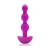 Plug triplet triple perles anales - fuchsia