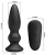 PLUGUE ANAL DE CONTROLE REMOTO VIBRADOR PODEROSO PRETO nº4