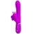 VIBRADOR RABBIT MULTIFUNCIÓN 4 EN 1 MARIPOSA FUCSIA