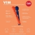 VIM WAND RUMBLE VIBRADOR RECARGABLE SILICONA AZUL MEDIANOCHE