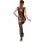 AMBROISE LC 17352 BODYSTOCKING CROTCHLESS NEGRO TALLA ÚNICA