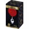 ANAL PLEASURE PLUG LISO METAL POMPON ROJO TALLA M nº1