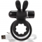 ANILLO DOBLE RECARGABLE CON RABBIT O HARE - NEGRO