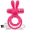 ANILLO DOBLE RECARGABLE CON RABBIT O HARE - ROSA