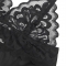 BABYDOLL COM PEITO ESTAMPADO FLORAL PRETO S/M nº8