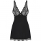 BABYDOLL Y TANGA LUVAE NEGRO XS/S nº4