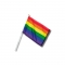 Banderin Pequeño con Bandera LGBT+ 30 cm nº1