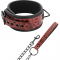 BEGME - RED EDITION COLLAR CUERO VEGANO CON FORRO DE NEOPREN