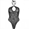 BODY CUELLO HALTER SIN COTURAS NEGRO nº5