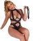 BODY HALTER SEXY CON ARNES NEGRO L/XL nº4