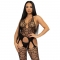 BODYSTOCKING DE ROSSO CON TIRANTES TALLA NICA - NEGRO nº9