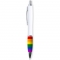 BOLIGRAFO BLANCO BANDERA LGBT