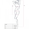 BS096 BODYSTOCKING BLANCO TALLA UNICA nº4