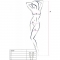 E - BS099 BODYSTOCKING BIANCO TAGLIA UNICA nº4