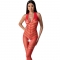 E - BODYSTOCKING BS100 ROSSO TAGLIA UNICA