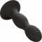 Calexotics - ribbed anal stud - plug anal - negro