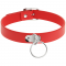 CHIC DESIRE - COLLAR CUERO VEGANO ROJO ACCESORIO WOMAN FETIS