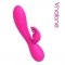 Conejito Vibrador Magic Stick con Pulsación Fucsia