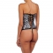 Intimax corset zebra gris