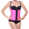 Corset latex shape fucsia