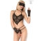 CR 3882 SET BODY CROTCHLESS NEGRO S/M