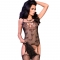 CR 4105 BODYSTOCKING CROTCHLESS NEGRO S/M nº4