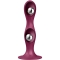 DILDO CINETICO DOUBLE BALL-R  WEIGHTED DILDO ROSSO SATISFYER