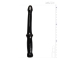 ANAL PUSH DILDO WITH HANDLE BLACK nº5