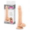 DILDO EM SILICONE REAL SAFE LONG STOCKY BRANCO nº1