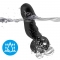 DILDO VIBRADOR & PLUG ANAL CONTROL REMOTO NEGRO nº2