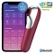 VIBRADOR DUAL LOVE COM APP SATISFYER VERMELHO