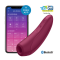 ESTIMULADOR CURVY 1+ COM APP SATISFYER VERMELHO ROSADO