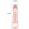 MANICA PENE IN SILICONE CON CINGHIE A SFERA 13,5 CM nº2