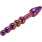 GLAMOUR GLASS RIDGED ANAL DILDO nº1