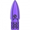 Glitter - rechargeable abs bullet - morado