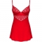 INGRIDIA CHEMISE & TANGA ROJO M/L nº4