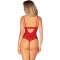 INGRIDIA CROTCHLESS TEDDY ROJO XL/XXL nº1