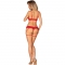 INGRIDIA SET DOS PIEZAS CROTCHLESS ROJO XS/S nº3