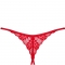 INGRIDIA TANGA CROTCHLESS ROJO M/L nº7