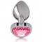 INTENSE - PLUG ANAL METAL ALUMINIUM COEUR N ROSE TAILLE M nº