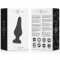 PLUGUE ANAL INTENSO PIPO M SILICONE PRETO 11 CM nº3