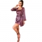 JACQUELINE LC 90249 ROUPO + CAMISA + CALCINHA VIOLETA S/M