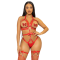 HARNAIS JOINT TORIQUE CLOUTÉ KINK TEDDY TAILLE L - ROUGE nº1